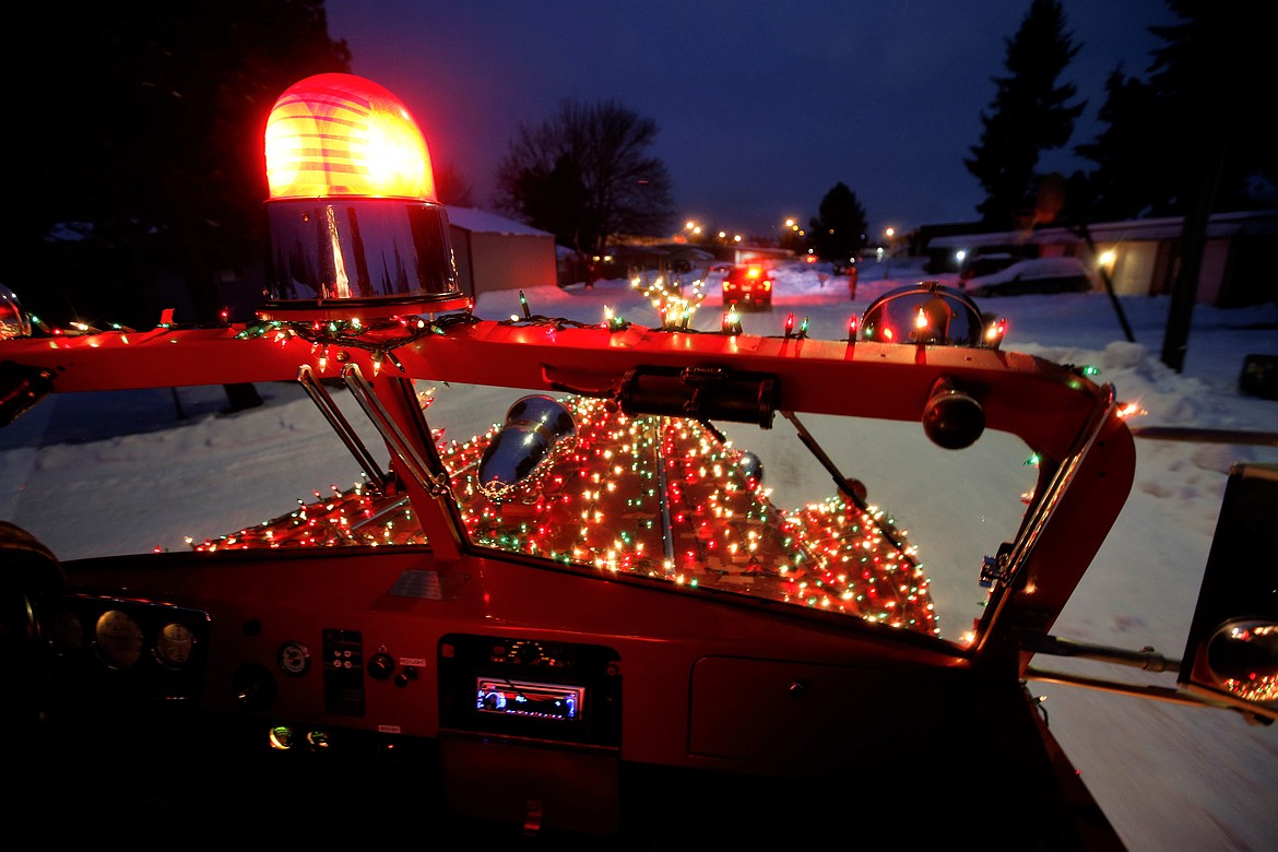 The Mobile Santa Food Drive goes on a Coeur d'Alene street Monday.