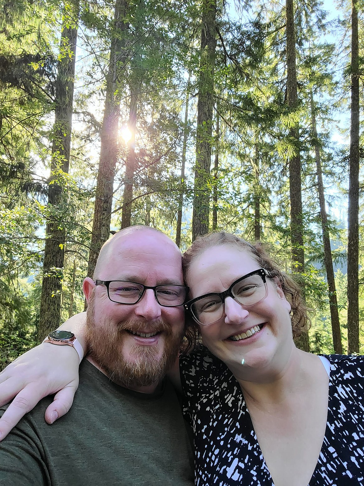 Managing Editor Rob Miller and his wife Brandee Miller on a day trip through the Cascades earlier this year. Originally from Western Montana, Miller returned to the Northwest after spending about two decades in Texas. He is grateful for the welcome he's received from the community and for the chance to be close to his family again.