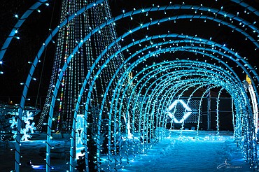 The annual lighting display at the Sun Tree RV Park in Post Falls. Mike Connolly with the Sun Tree RV Park says that the display has become a yearlong process of planning, preparation, installation. "It’s now one of the premier Christmas light shows in all of North Idaho and Eastern Washington."
The interactive display is open nightly from dusk until 10 p.m. 
"The kids will love changing the colors on the stomp lights and everyone will want to take photos in front of the angel's wings  or behind the Christmas character props.
For more information contact, "Papa’s Holiday Lights" on Facebook, email Mike@SuntreeRVPark.com, or call 1.208-818-0624.