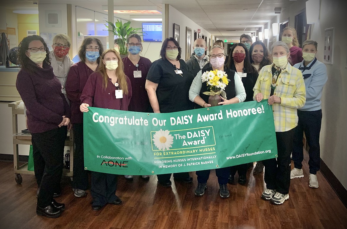 Nurse Sharon Bistodeau, R.N., who works as BGH house supervisor, was one of three hospital employees who received a DAISY (Diseases Attacking the Immune SYstem) Award. The international recognition program honors and celebrates the skillful, compassionate care that nurses provide on a daily basis.