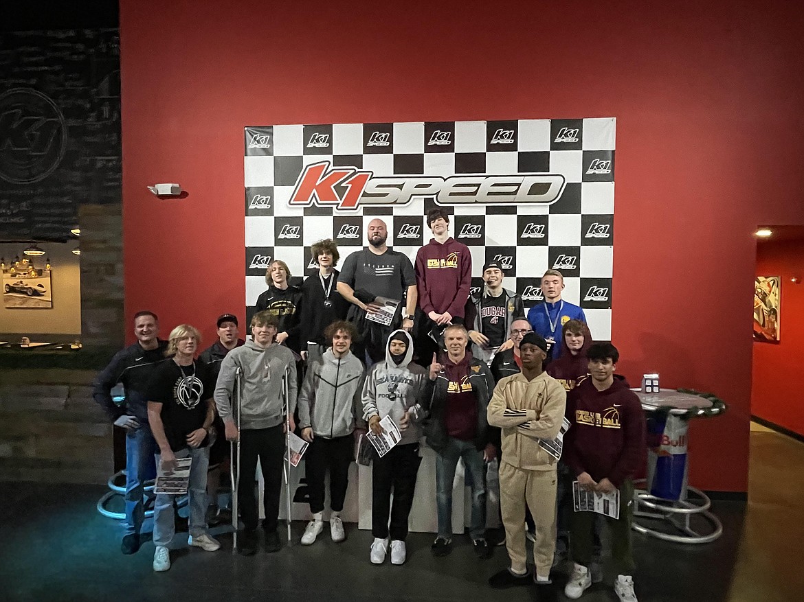 While off the court, Moses Lake players spent time bonding with each other – including riding go-karts at K1 Speed in Hillsboro, Oregon.