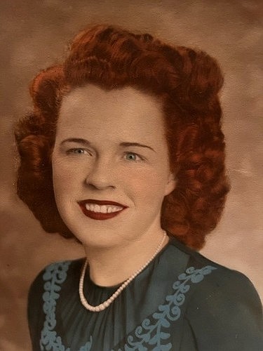 Gwen Strate Sloan, 96, peacefully returned home to our Heavenly Father on the morning of Dec. 17, 2022.