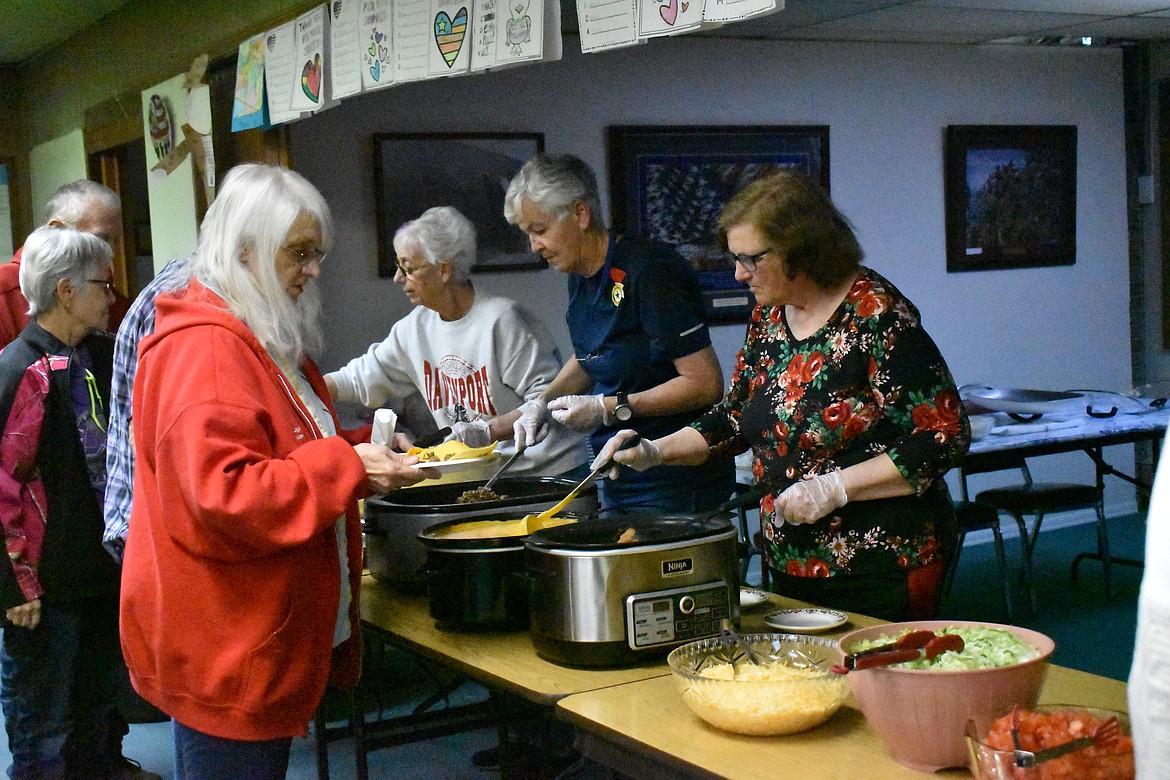 The American Legion Art Semro Post and Unit 28 hosts many family-style dinners throughout the year, including before their monthly meeting.