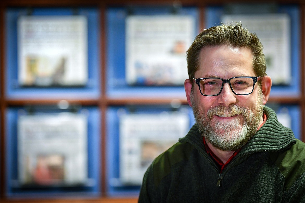 Anton Kaufer at the Daily Inter Lake on Wednesday, Jan. 4. (Casey Kreider/Daily Inter Lake)