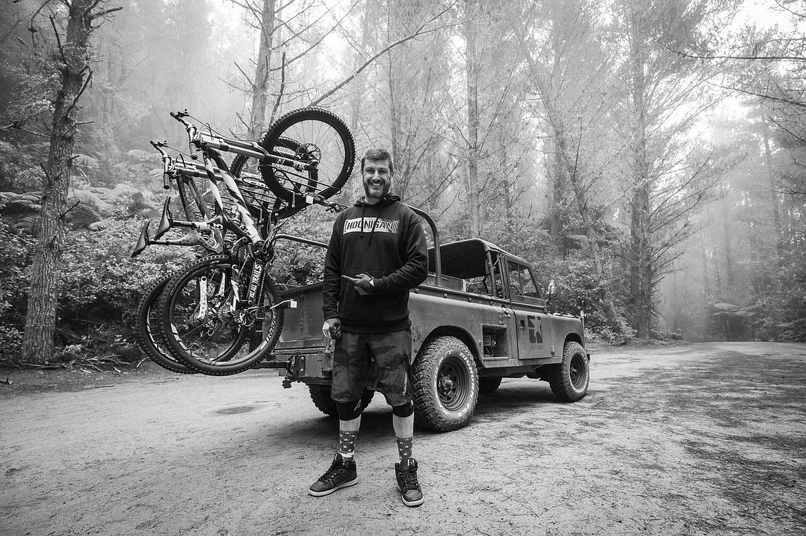 Extreme sports extraordinaire Ken Block poses for a photo while hanging with Reb Bull photographer, Graeme Murray in Rotorua, New Zealand.