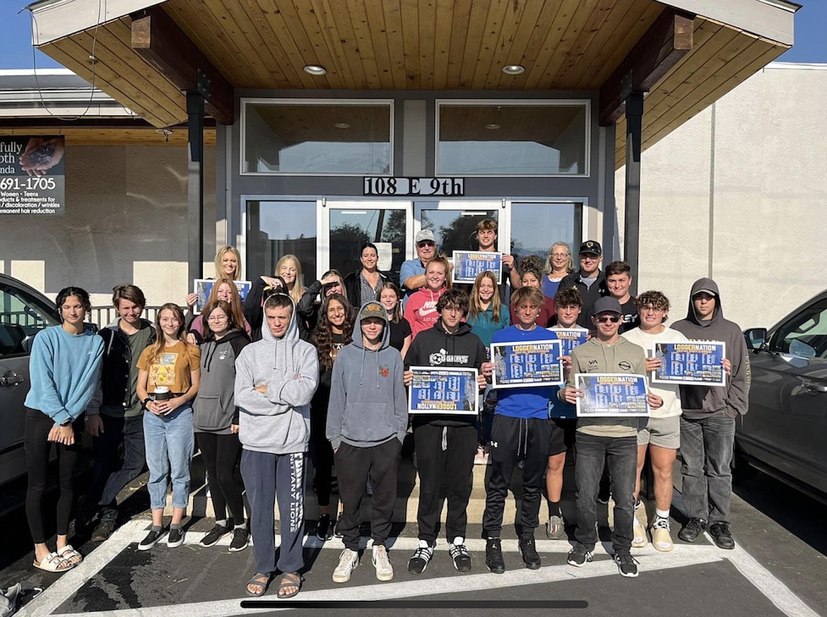 Members of the Logger Leadership group. (Photo courtesy Libby High School)