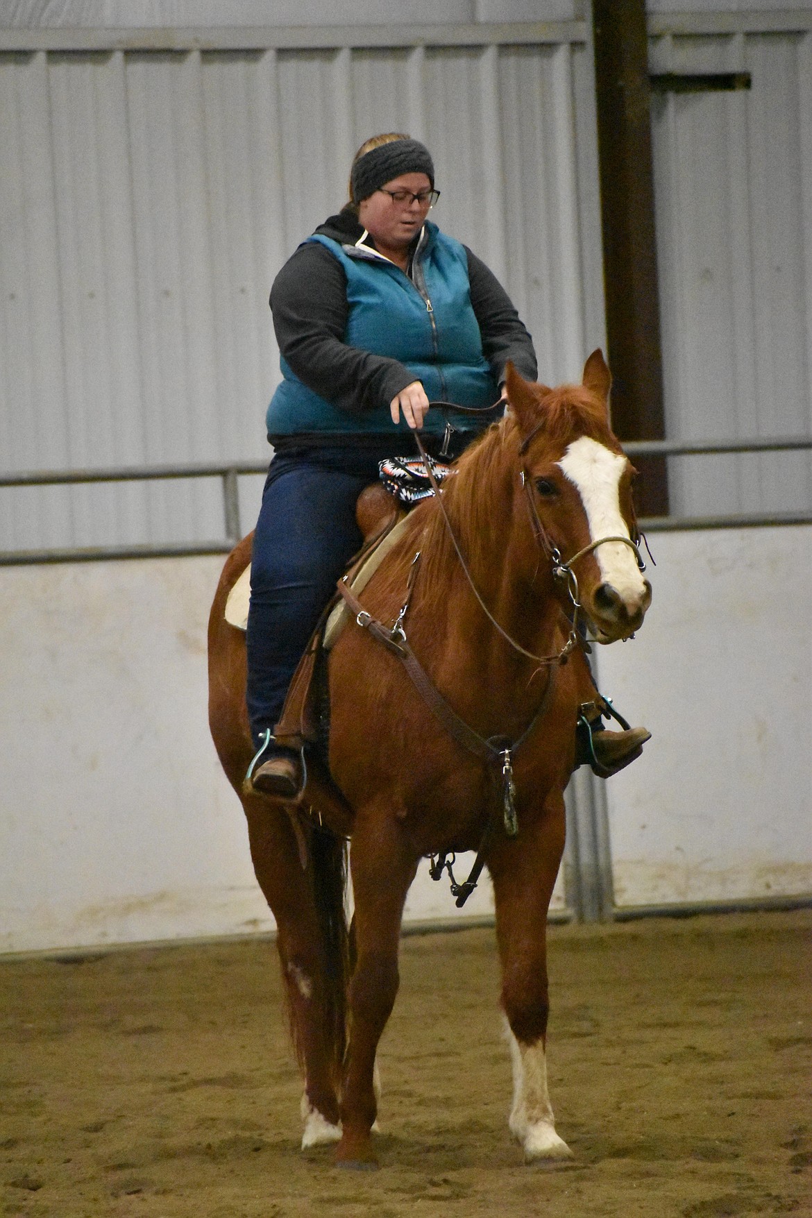 Trisha Cox, Captain of the Grant County Sheriff's Mounted Posse,  has been captain since 2016.