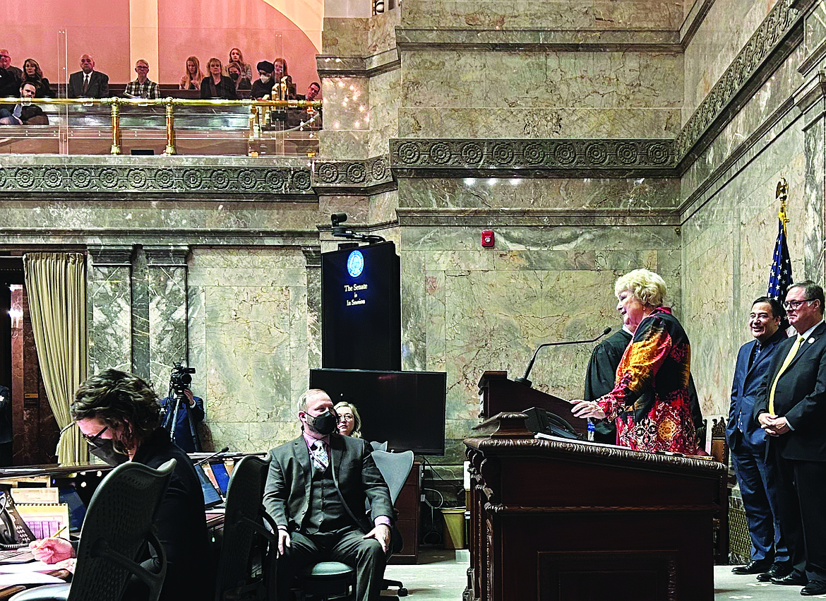 The state Senate was gaveled into order and the first order of business was to establish rules that allow for in-person sessions.