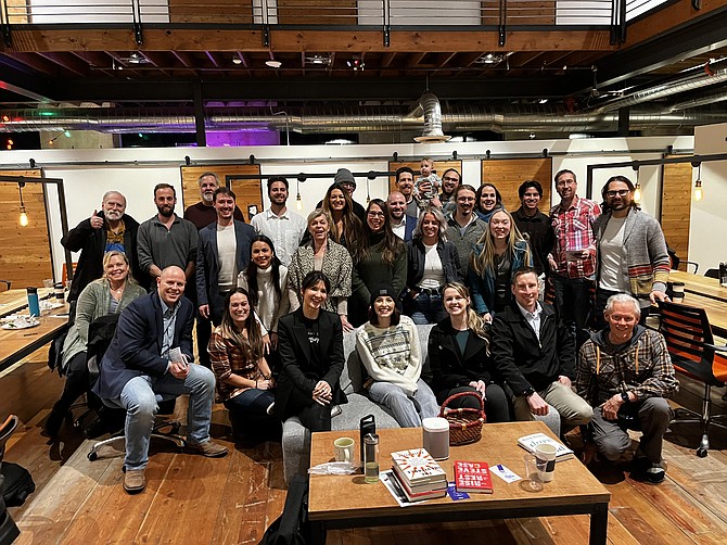 Innovation Collective's Story Summit is held every three months to offer entrepreneurs and business professionals in-depth ways to engage, interact and share their stories. Pictured: Participants of the Jan. 6-7 Story Summit.