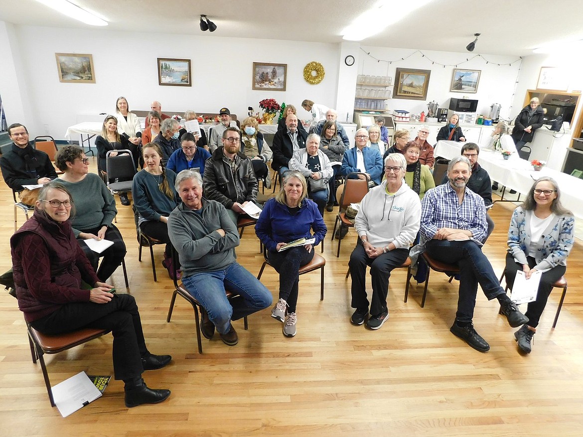 The introductory meeting on Jan. 5 drew a crowd of about 40 people to gauge interest and discuss what a creative district is and what it would mean for Soap Lake.