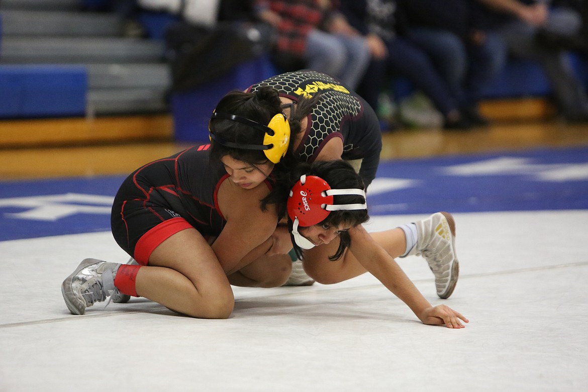 The Moses Lake girls wrestling team has had strong showings in competitions across the state, recently placing third at the Kelso girls tournament where five wrestlers placed individually.