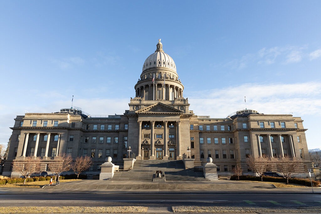 Idaho State Capitol building on Jan. 11, 2023. (Otto Kitsinger for the Idaho Capital Sun)