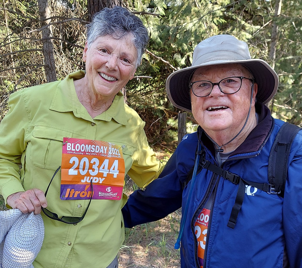 Ken and Judy Meyers during Virtual Bloomsday 2021.