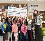 Lottery grant delivers classroom cubbies