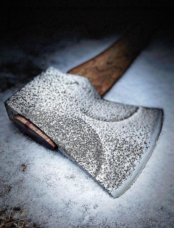 What was once a pitted and rusted hunk of metal is once again a functional axe thanks to Stumptown Axes. (photo provided)