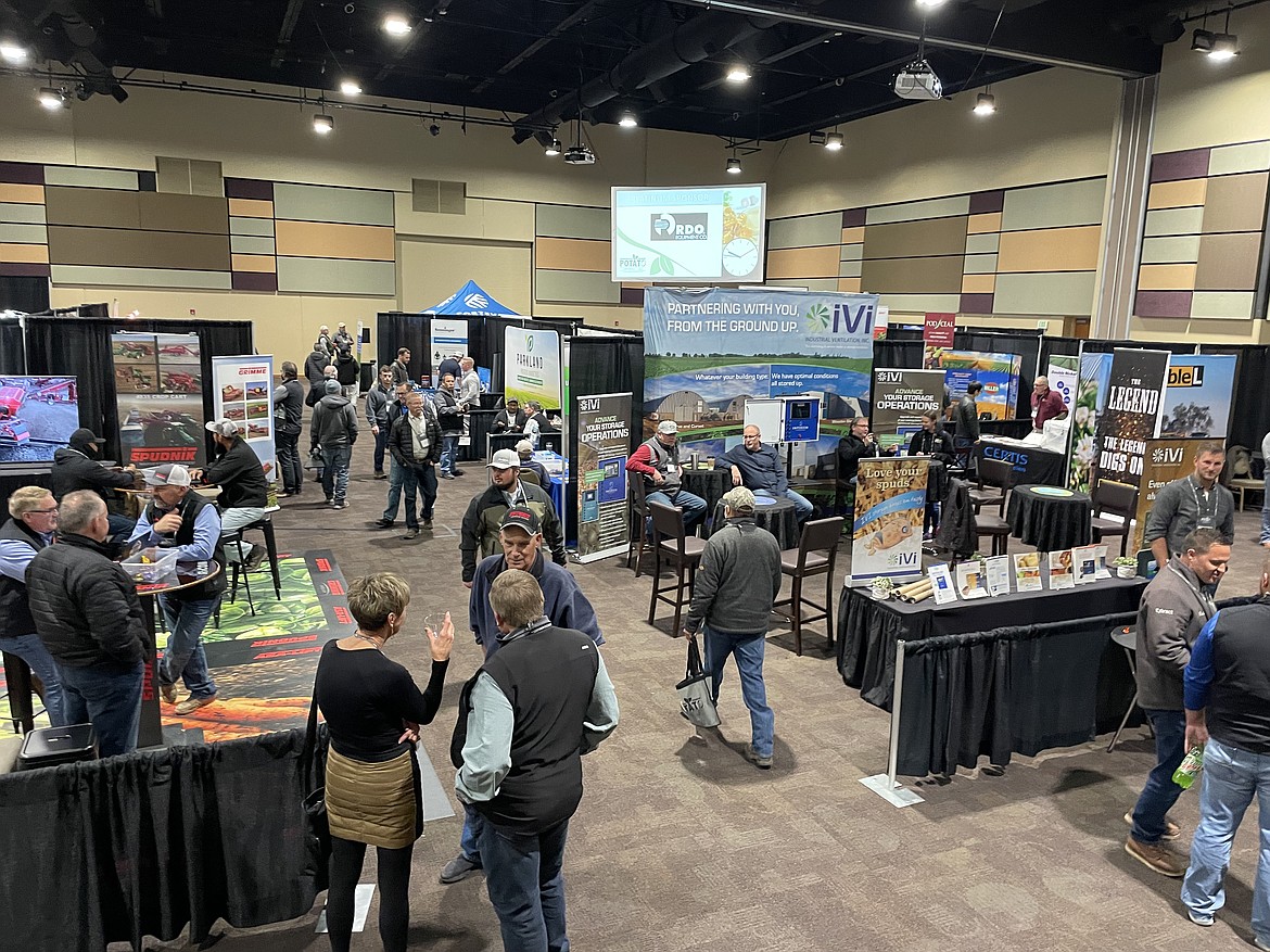 Some of the trade expo at the 2022 Washington-Oregon Potato Conference.