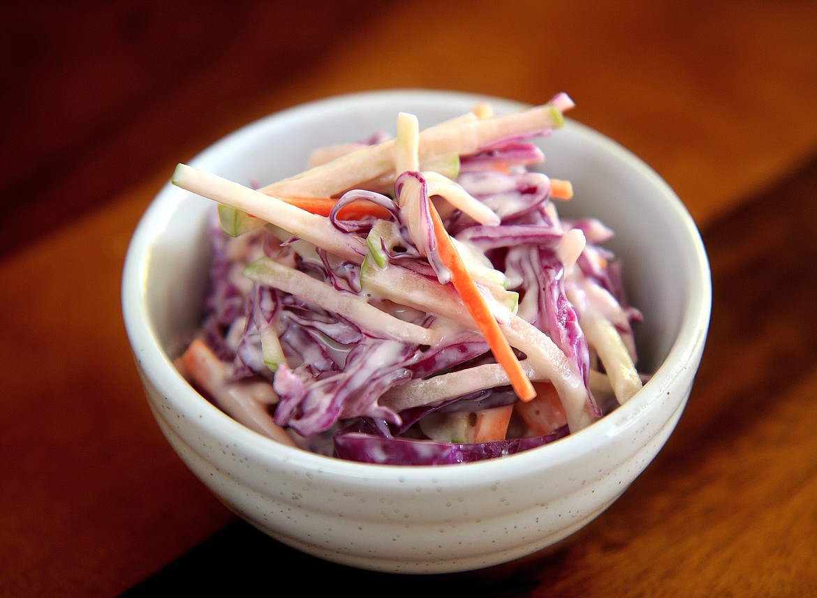 A cool creamy coleslaw is a delightful accompaniment to any meal, winter or summer.