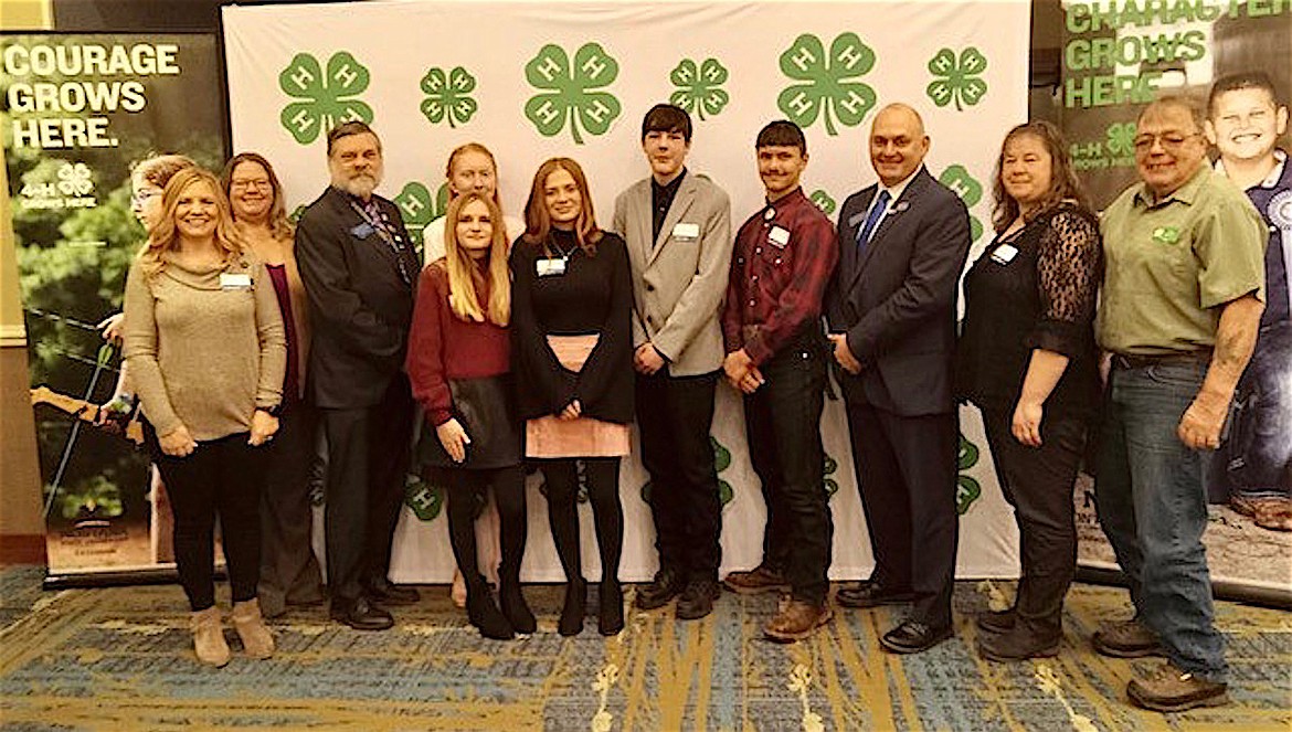 Members of the Lincoln County 4-H clubs met with Montana legislators on Jan. 17 at the Capitol Building in Helena. (Photo courtesy Lincoln County 4-H)