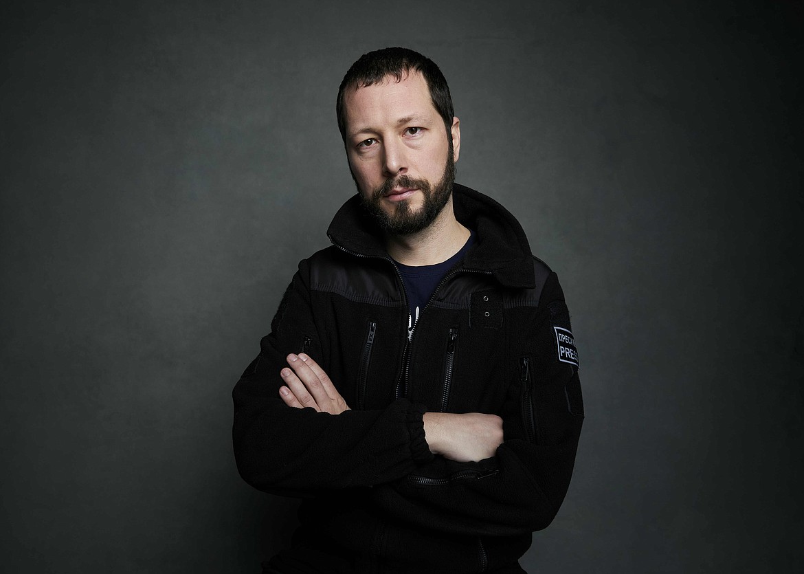 Director Mstyslav Chernov poses for a portrait to promote the film "20 Days in Mariupol" at the Latinx House during the Sundance Film Festival on Sunday, Jan. 22, 2023, in Park City, Utah. (Photo by Taylor Jewell/Invision/AP)