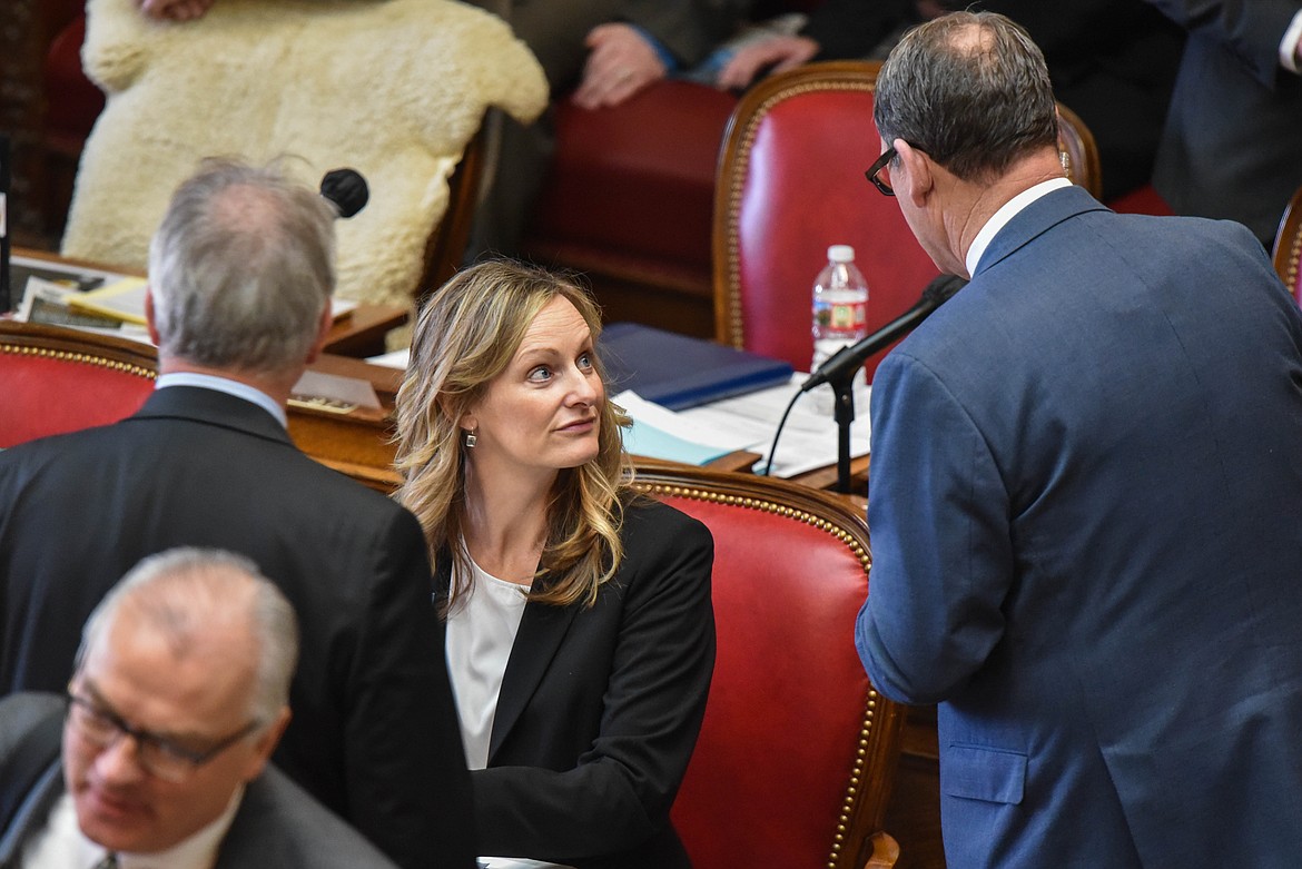 Rep. Amy Regier, R-Kalispell, is seen at the Montana State Capitol in Jan. 2023. (Kate Heston/Daily Inter Lake)