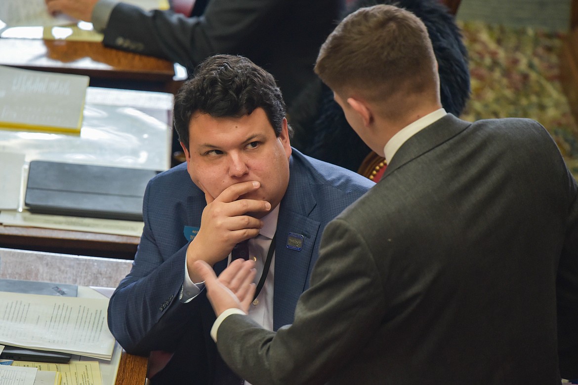 Rep. Tony Brockman is seen at the Montana State Capitol in Jan. 2023. (Kate Heston/Daily Inter Lake)