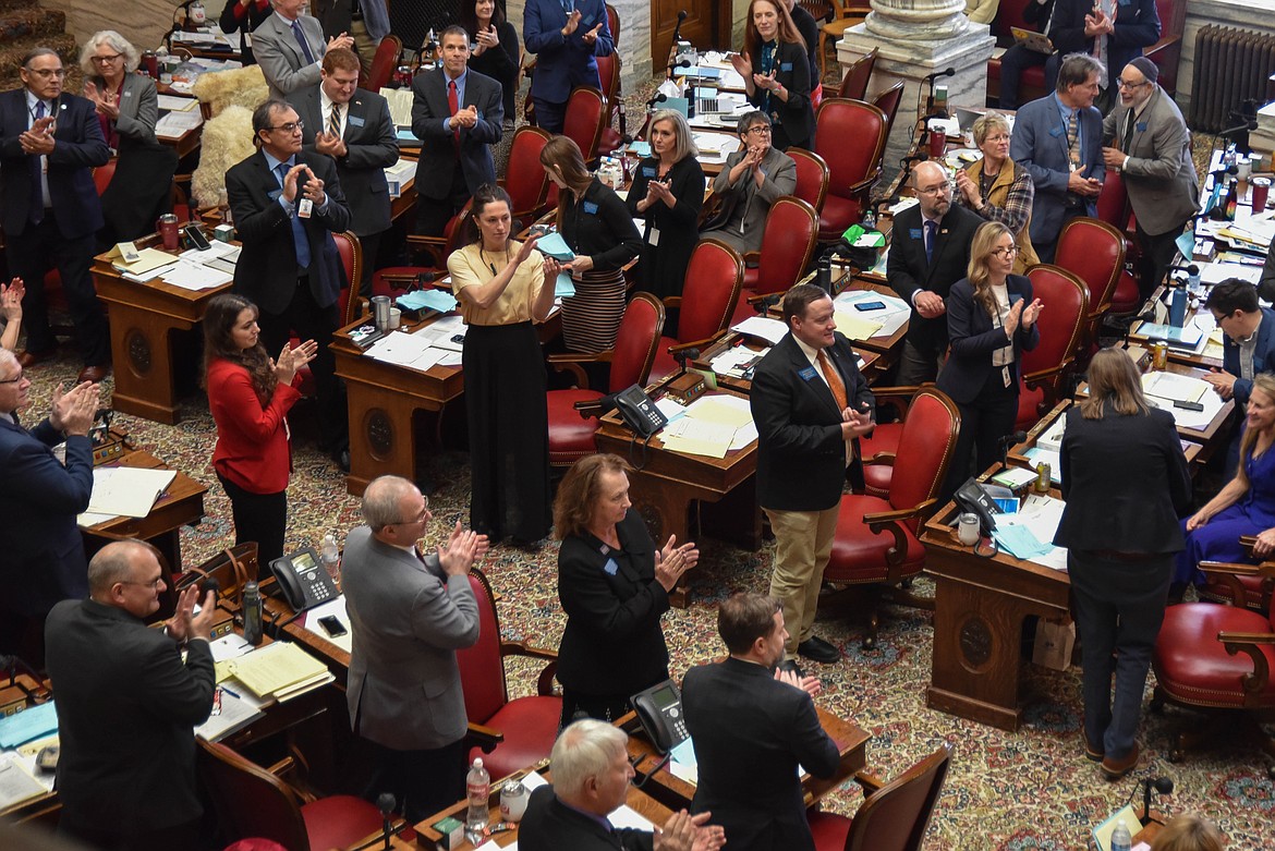 The 2023 Montana House of Representatives welcomes a session on Jan. 19, 2023 at the Montana State Capitol. (Kate Heston/Daily Inter Lake)