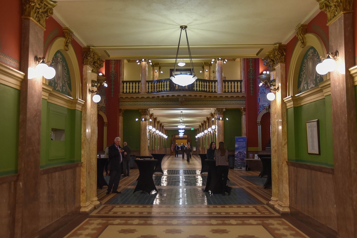 The halls of the Montana State Capitol are seen on Jan. 19, 2023. (Kate Heston/Daily Inter Lake)