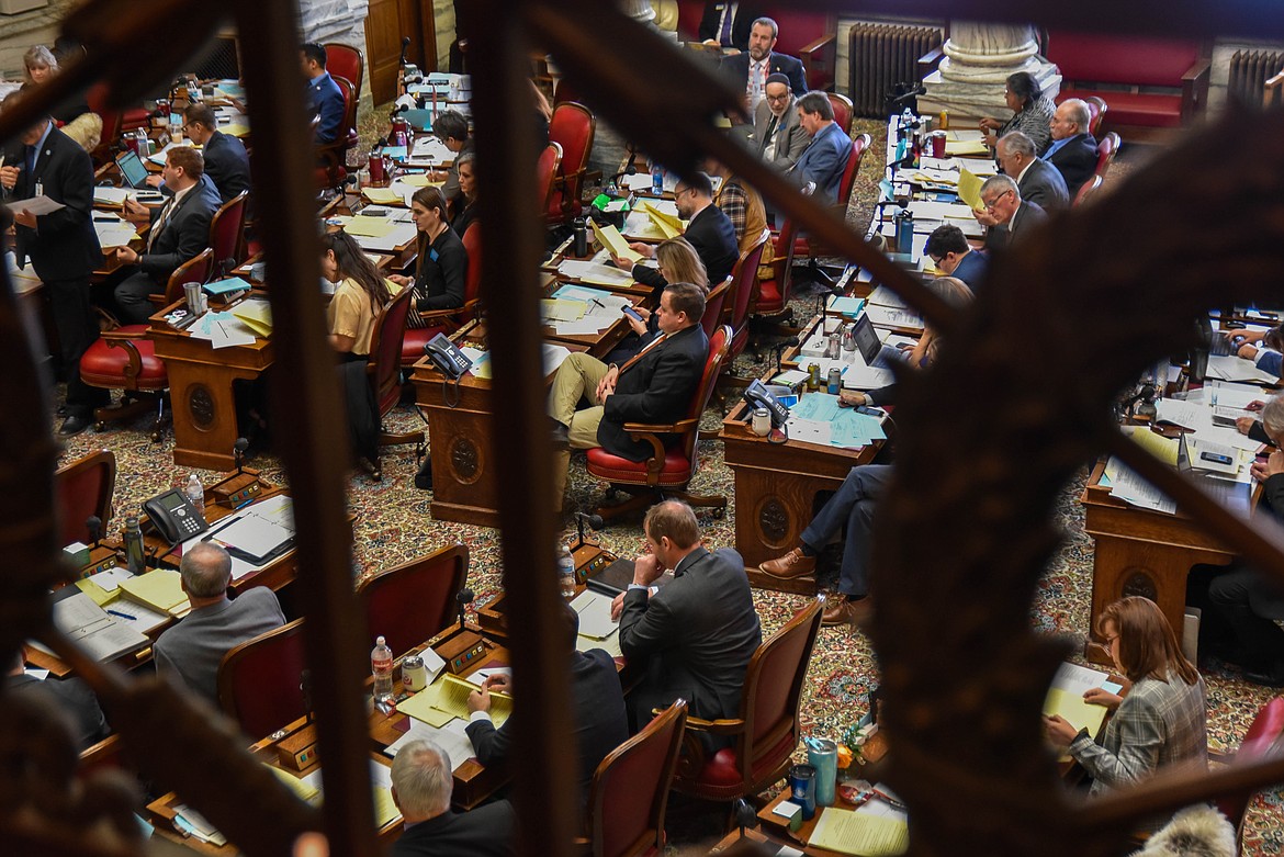 The Montana State Capitol is seen in session in Jan. 2023. (Kate Heston/Daily Inter Lake)