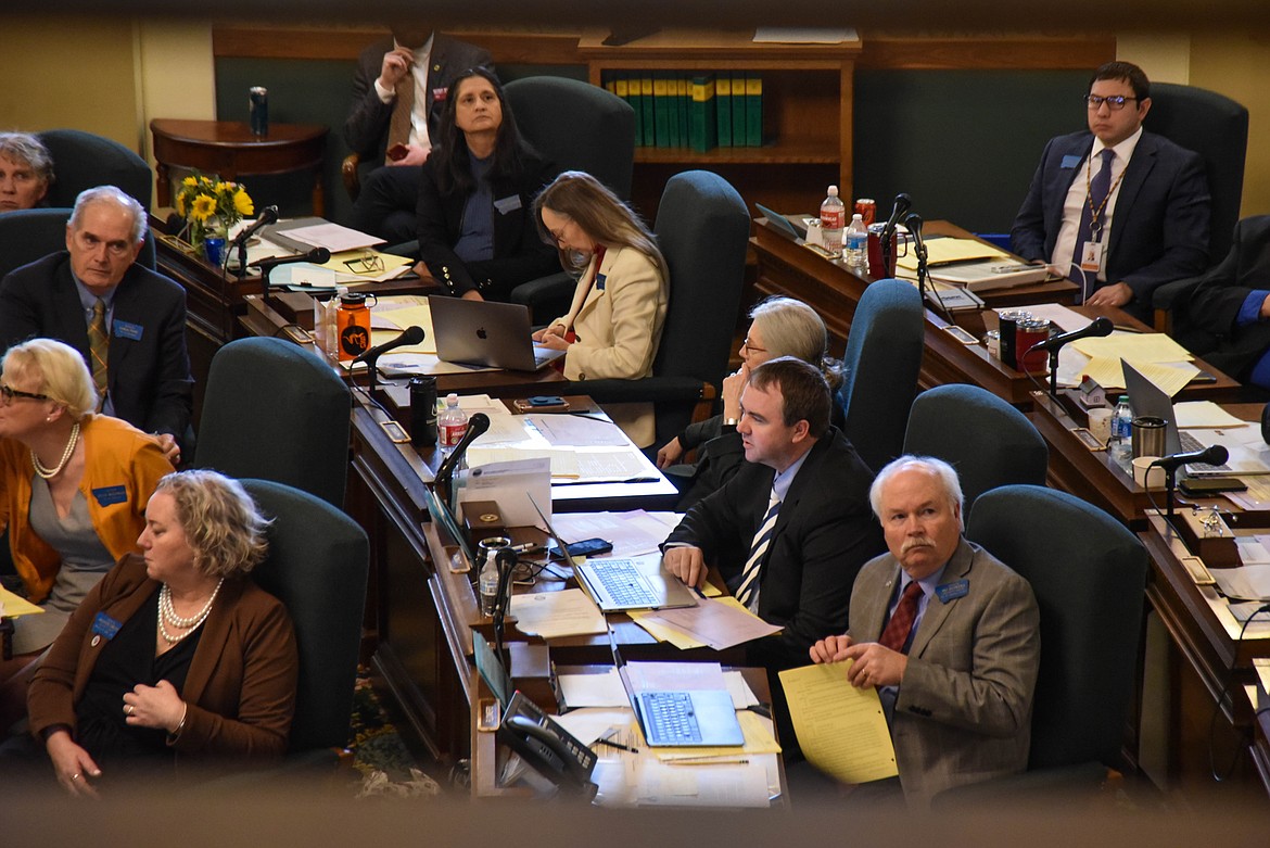 The Senate floor is seen during the 2023 Legislative Session on Jan. 19, 2023. (Kate Heston/Daily Inter Lake)