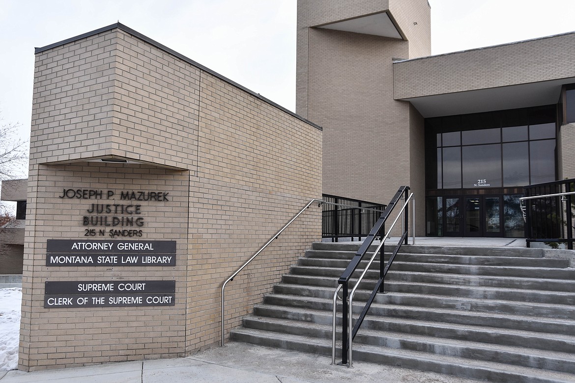 The Montana Justice Building is seen on Jan. 19, 2023 in Helena. The Attorney General's Office, Montana State Law Library, and Supreme Court Offices are located in this building. (Kate Heston/Daily Inter Lake)