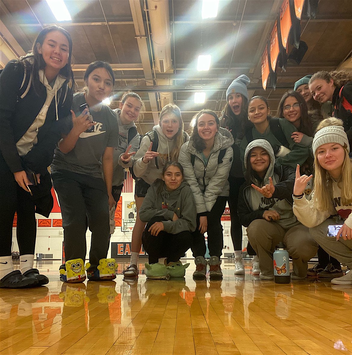 The Ronan Maidens prepped for three games at the Alaska Airlines Classic in Anchorage. (Ronan Basketball Photo)
