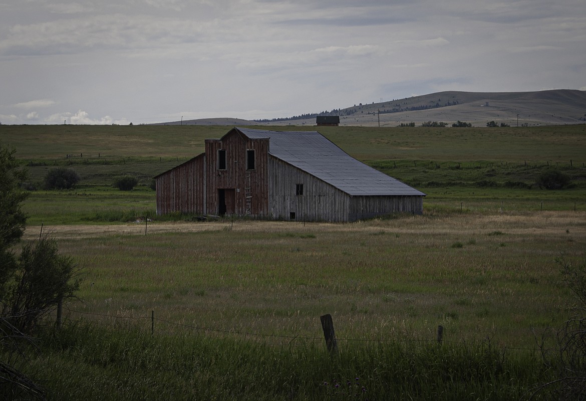 A barn at Gold Creek east of Missoula. (Tracy Scott/Valley Press)