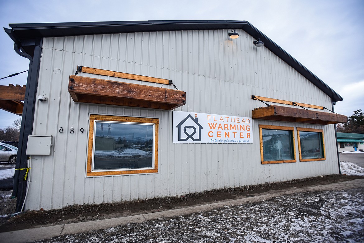 The Flathead Warming Center on North Meridian Road in Kalispell on Tuesday, Jan. 24. (Casey Kreider/Daily Inter Lake)