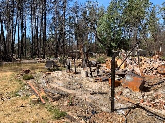 Dan Galea and his family lived in Paradise, Calif. when it burned down in November 2018. Pictured is what was left of Galea's home after the fire.