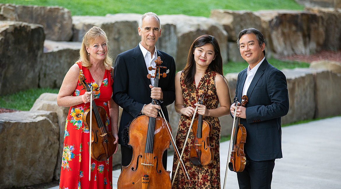 The New York Philharmonic String Quartet performs at the Wachholz College Center on Saturday, Jan. 28. (Courtesy photo)