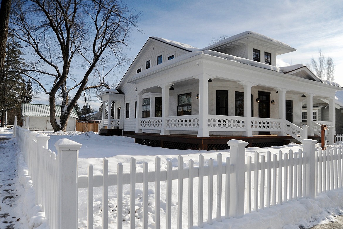 Renovation of the historic home at 405 Central Avenue in Whitefish began in September 2021 and is wrapping up this month. (Heidi Desch/Daily Inter Lake)