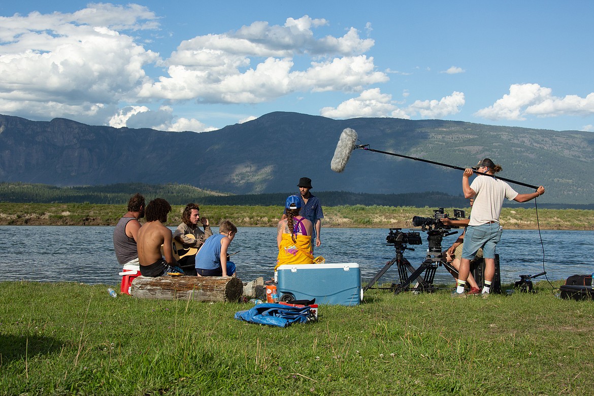 A scene from the new independent movie, "Karma Bums". A portion of the film was shot in the Porthill area in Boundary County.