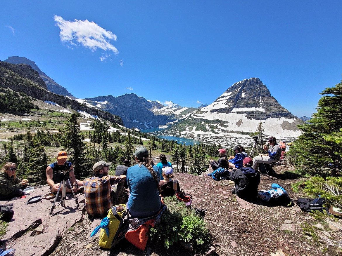 FLBS students in front of Hidden Lake in Glacier National Park. (photo provided)