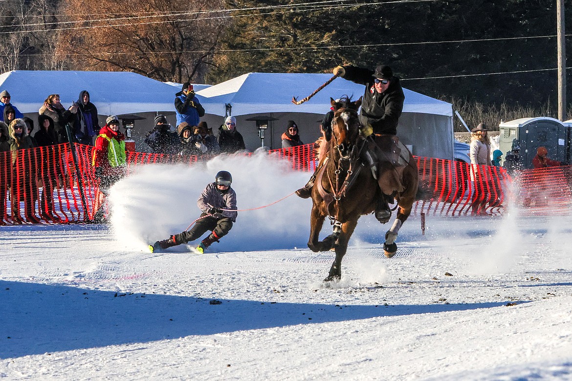 Photos Whitefish Skijoring competitors thrill crowds over weekend