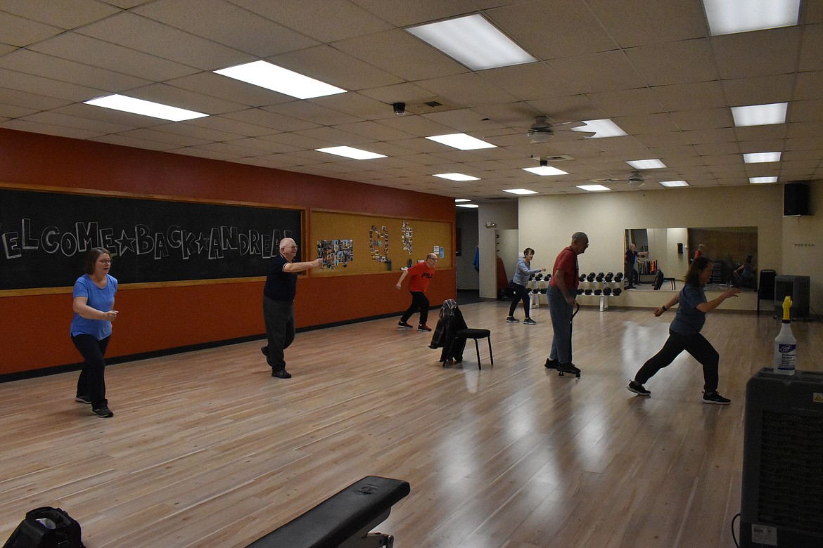 A fitness class geared toward seniors, but also fitness beginners and those with mobility challenges, is available three days a week at South Campus Athletic Club.