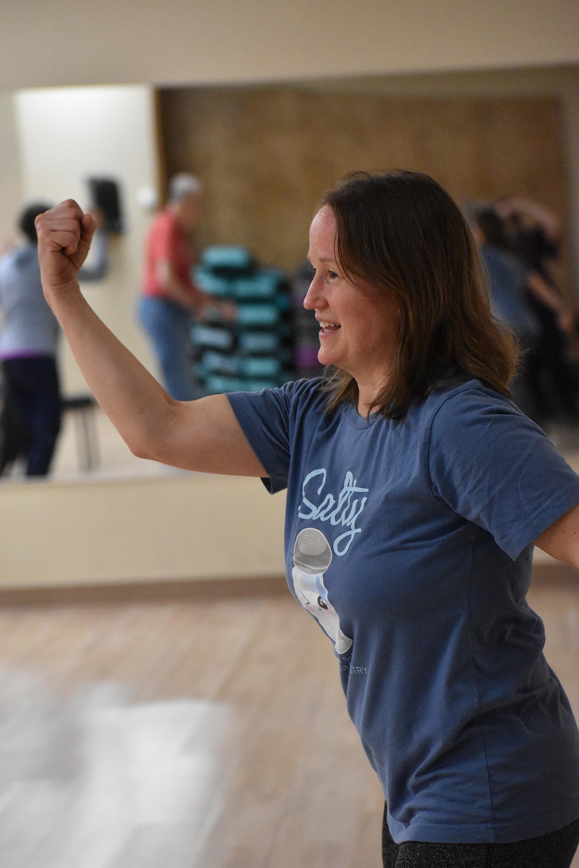 Chrystal Flerchinger is an instructor of the senior class at South Campus Athletic Club.