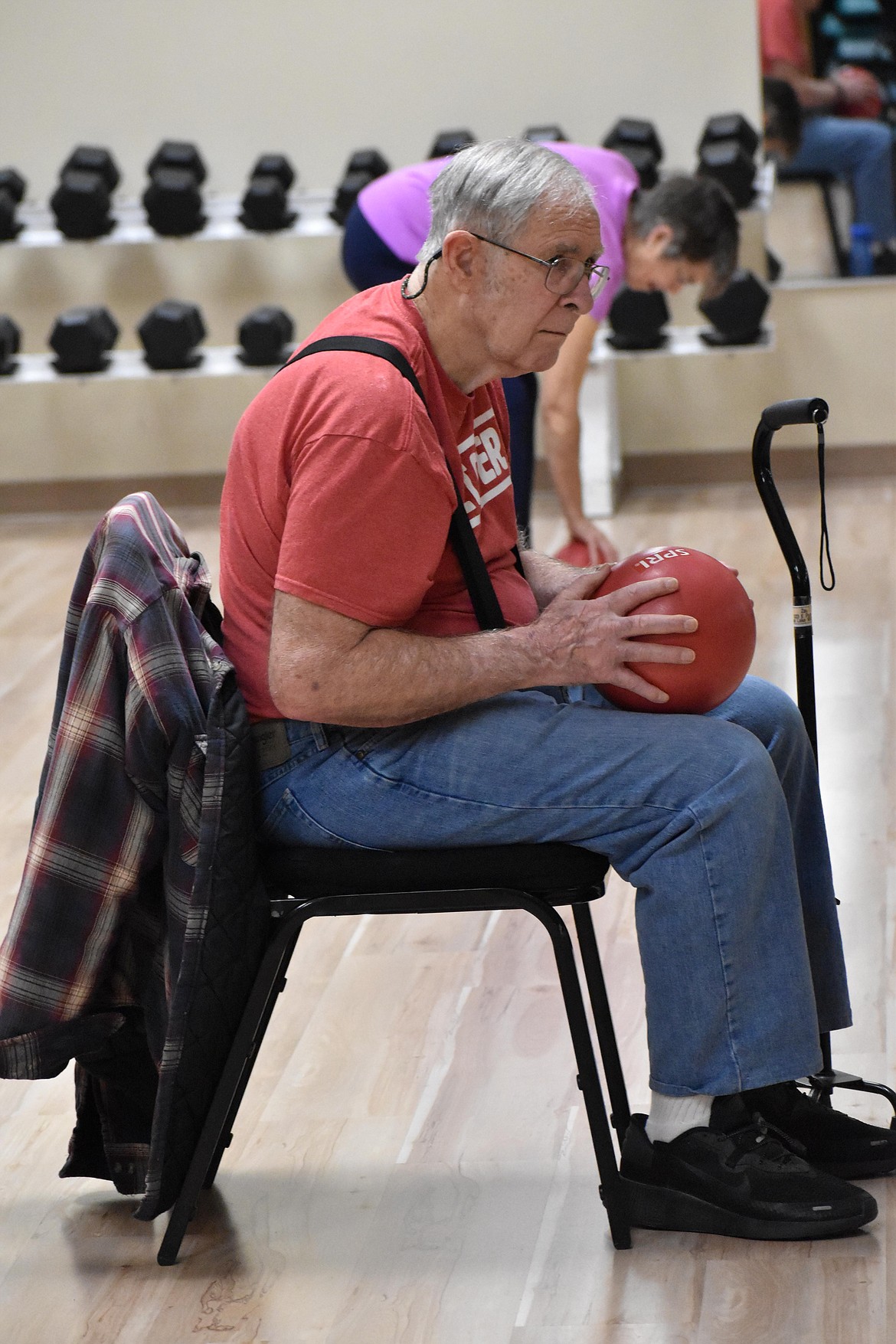 Senior fitness classes are held Monday, Wednesday and Friday at 8 a.m. at South Campus Athletic Club, located at 1475 E Nelson Rd, Moses Lake. The classes are held in the second level group exercise room.