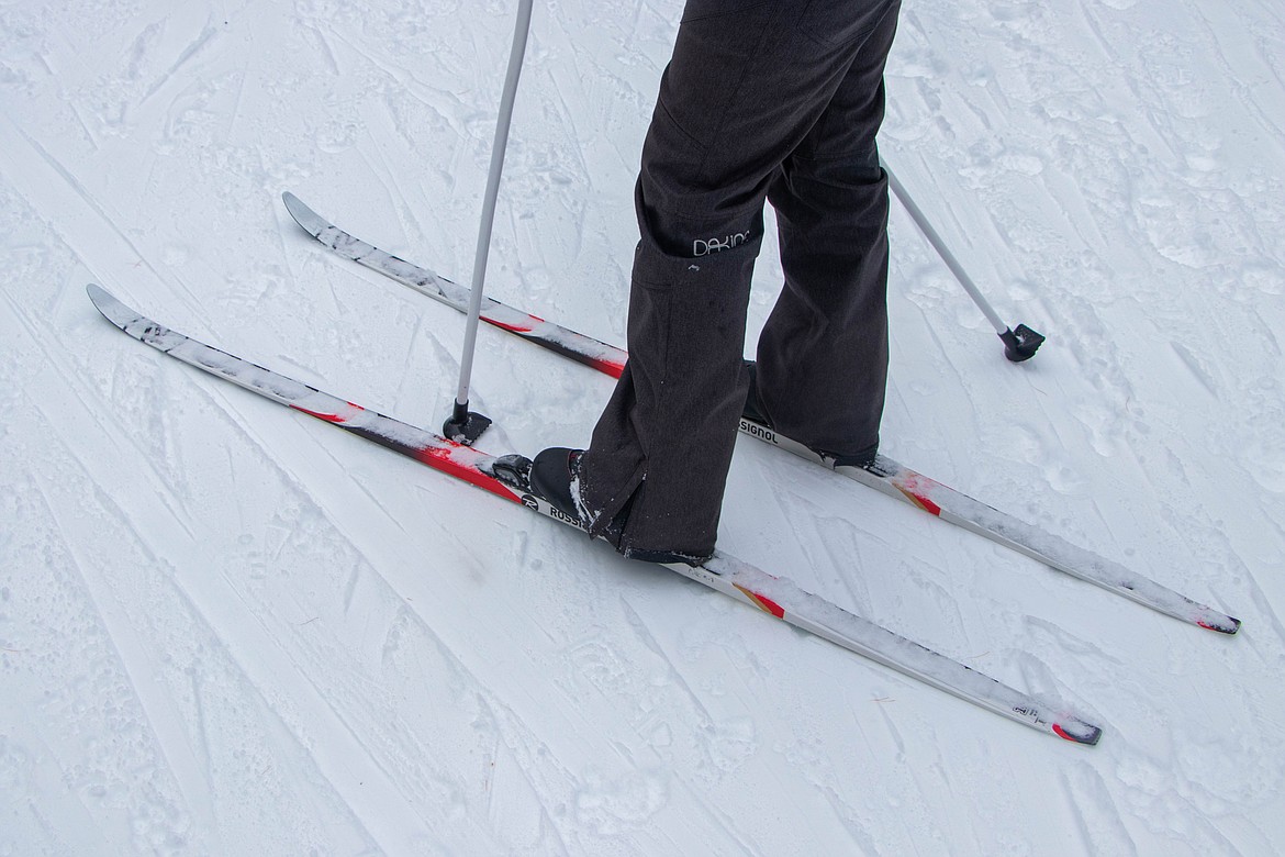 Cross country skis are seen on Jan. 25, 2023. (Kate Heston/Daily Inter Lake)