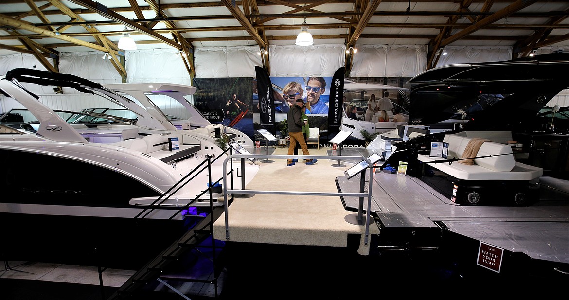 The fourth annual Coeur d’Alene Boat Expo opened Wednesday at the Hagadone Marine Center.