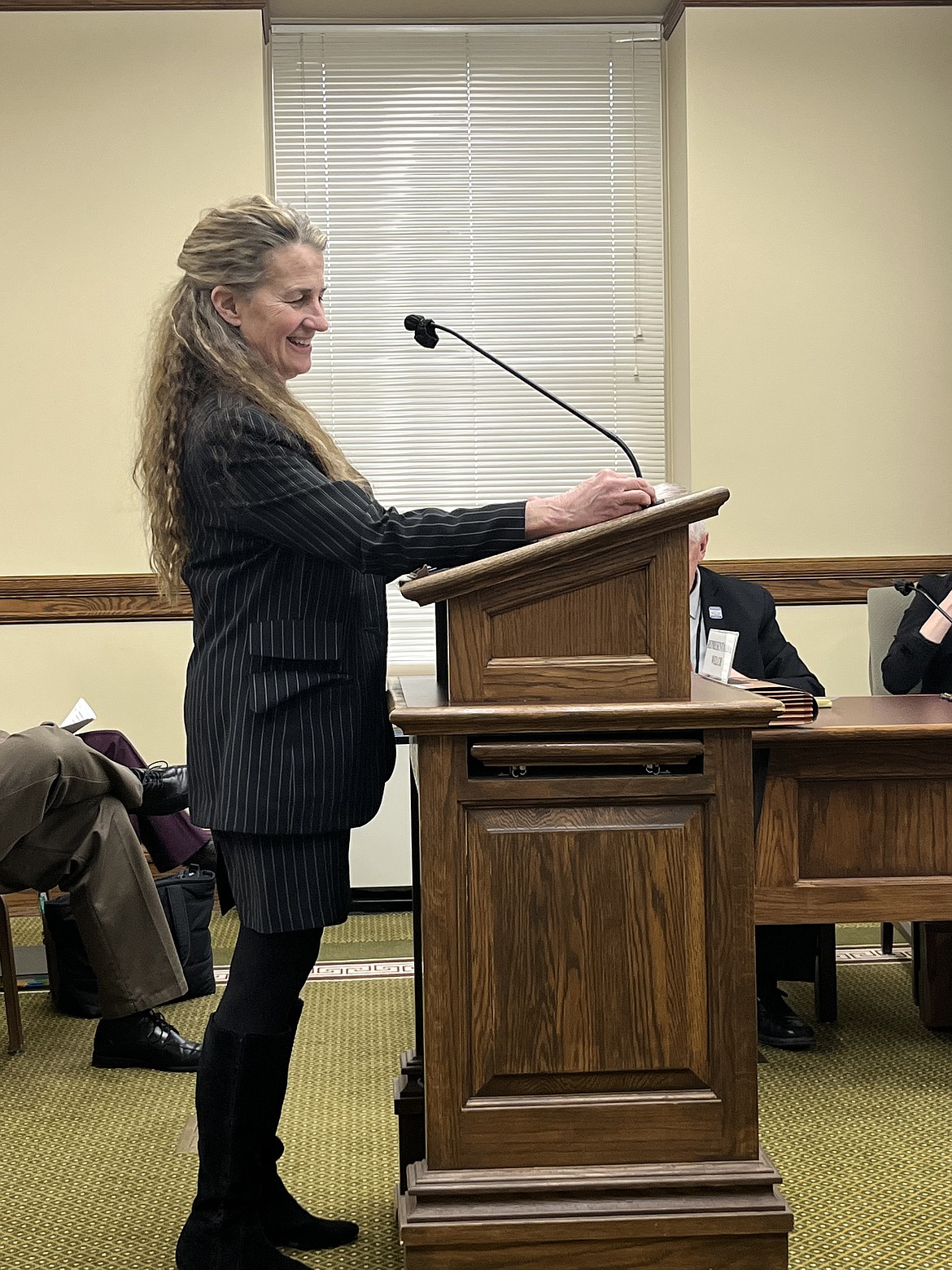 Democratic state Rep. Mary Caferro, who says Montana hasn’t distributed enough HEART fund money, suggested it could be used to increase Medicaid reimbursement rates to health care providers. (Keely Larson/KHN)