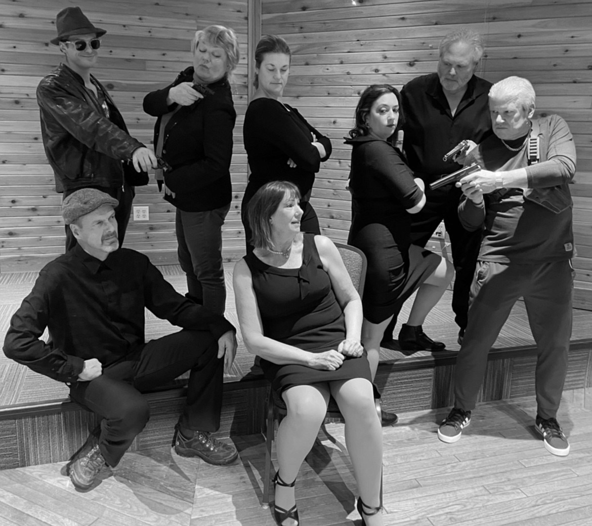 Cast members of "The Altos," sitting left to right: Duane Herriges, JeAnna Wisher; cast members standing left to right: Joseph Valenzuela, Miranda Eskilondz, Michelle Huff, Amy Galt, Larry Lefcourt and Tony Nelson. (Photo courtesy of The Gypsy Theatre Guild)