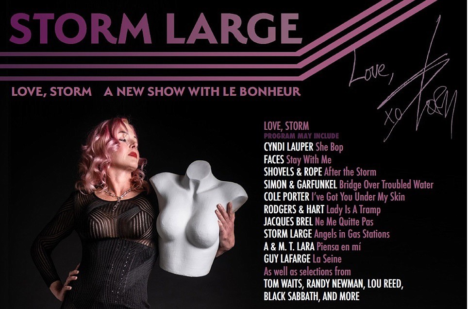 Love, Storm concert with Storm Large at 7:30 p.m. on Valentine’s Day, Feb. 14 at the Wachholz College Center. (Photo courtesy of Wachholz College Center)