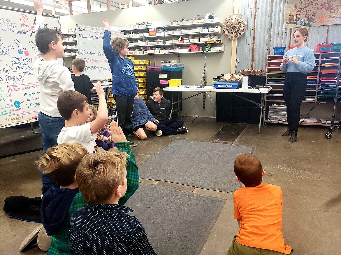 "What happens if I glue my wheels to my axle, and then I glue my axle to my car," Tinker Time innovative instructor Alayna Utt asks her students. Gizmo Coeur d'Alene has the free, after-school program Monday evenings for kids to explore STEM concepts through a hands-on makerspace.