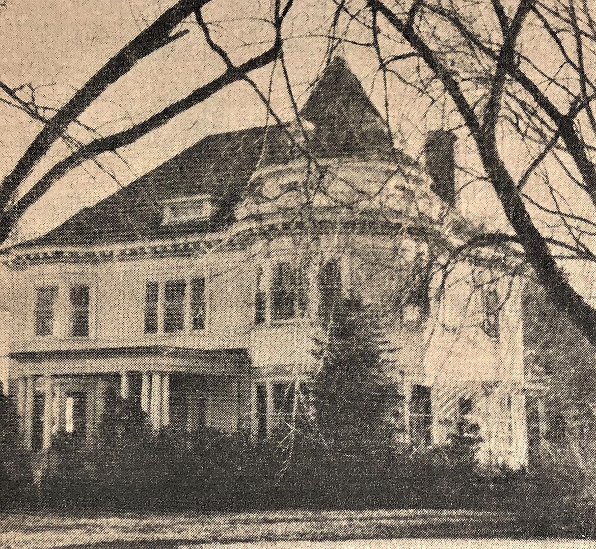 The Koury/Edmonds house that once stood at 816 Sherman Ave.