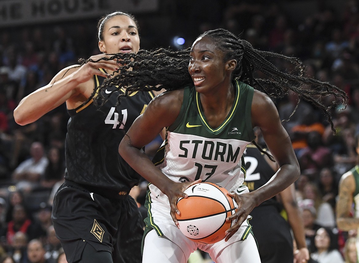 In addition to signing four guards, the Seattle Storm re-signed center Ezi Magbegor.